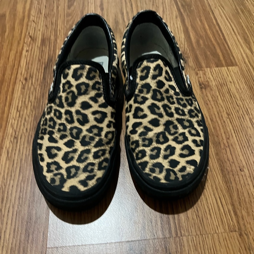 Cheetah print Vans